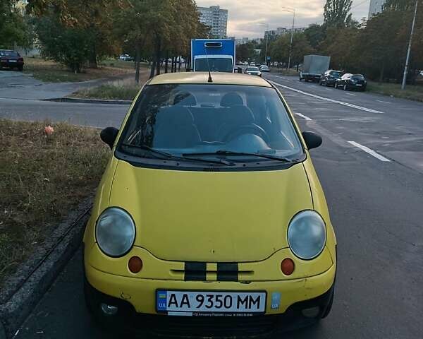 Жовтий Деу Матіз, об'ємом двигуна 0.8 л та пробігом 173 тис. км за 1900 $, фото 1 на Automoto.ua