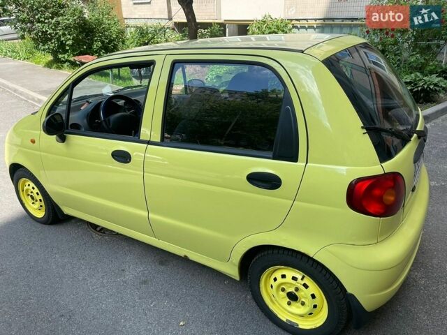 Жовтий Деу Матіз, об'ємом двигуна 0.8 л та пробігом 128 тис. км за 1800 $, фото 1 на Automoto.ua