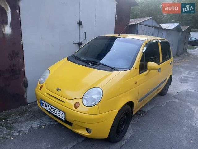 Жовтий Деу Матіз, об'ємом двигуна 0.8 л та пробігом 205 тис. км за 2400 $, фото 1 на Automoto.ua