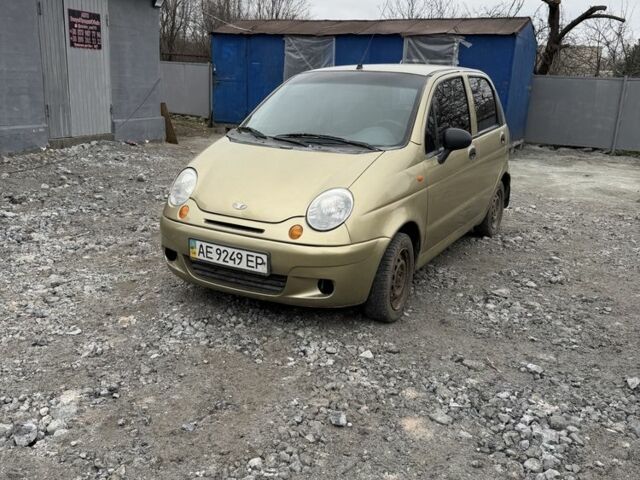 Желтый Дэу Матиз, объемом двигателя 0.8 л и пробегом 130 тыс. км за 2700 $, фото 1 на Automoto.ua