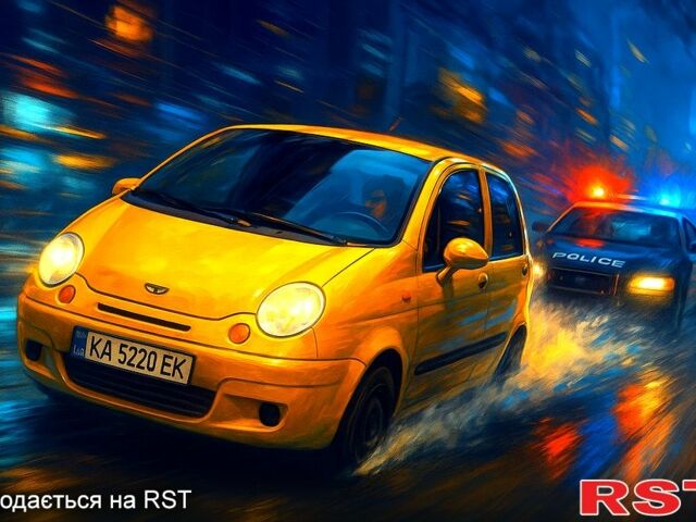 Жовтий Деу Матіз, об'ємом двигуна 0.8 л та пробігом 215 тис. км за 1700 $, фото 1 на Automoto.ua