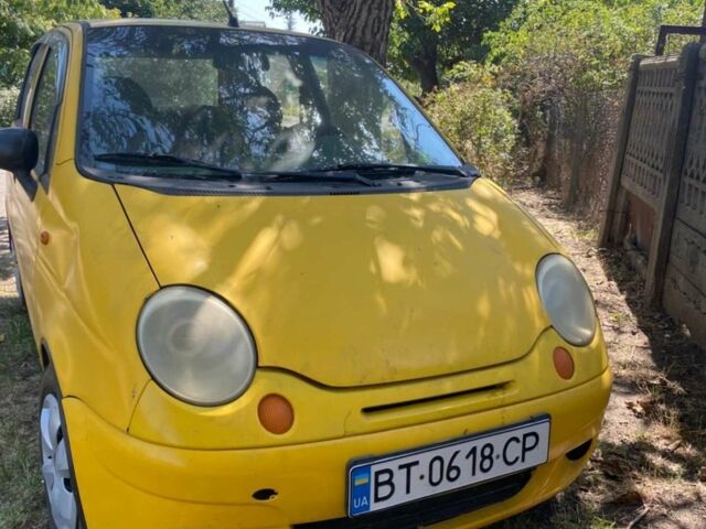 Жовтий Деу Матіз, об'ємом двигуна 0.8 л та пробігом 300 тис. км за 1500 $, фото 1 на Automoto.ua