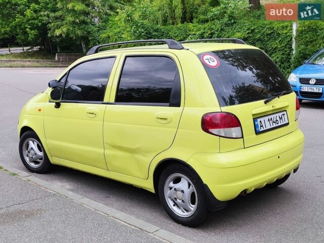 Жовтий Деу Матіз, об'ємом двигуна 0.8 л та пробігом 130 тис. км за 2200 $, фото 1 на Automoto.ua