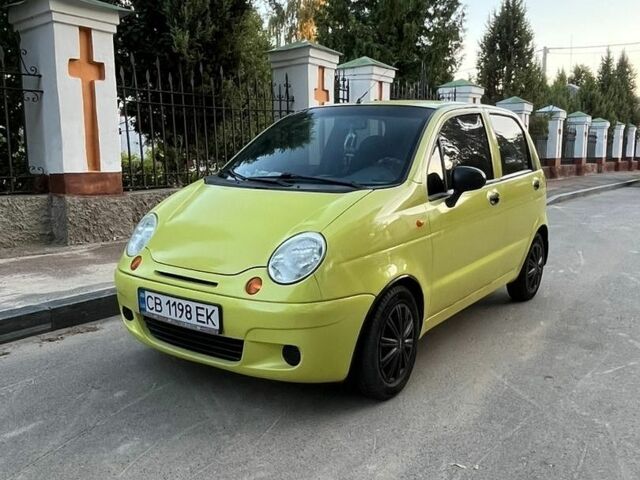 Желтый Дэу Матиз, объемом двигателя 0.8 л и пробегом 109 тыс. км за 1900 $, фото 1 на Automoto.ua