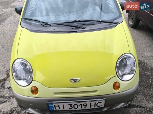 Желтый Дэу Матиз, объемом двигателя 1 л и пробегом 117 тыс. км за 1700 $, фото 1 на Automoto.ua