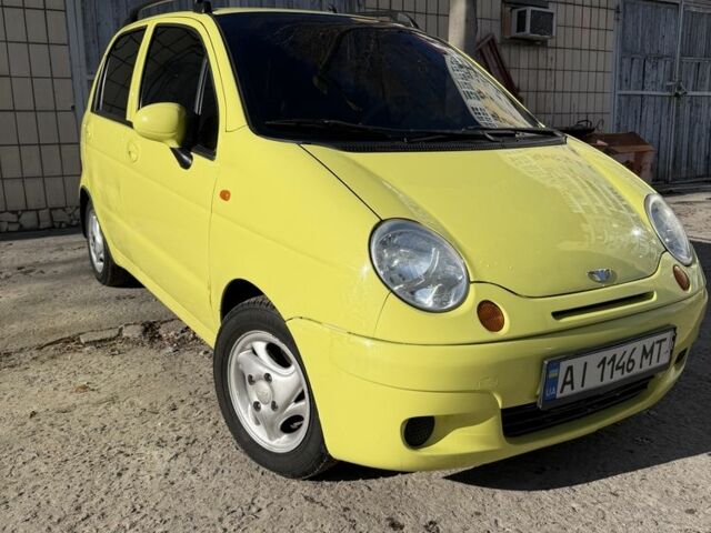 Жовтий Деу Матіз, об'ємом двигуна 0.8 л та пробігом 140 тис. км за 1999 $, фото 1 на Automoto.ua
