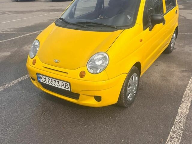 Желтый Дэу Матиз, объемом двигателя 0.8 л и пробегом 103 тыс. км за 2500 $, фото 1 на Automoto.ua
