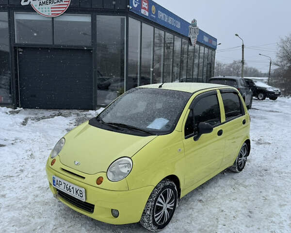 Желтый Дэу Матиз, объемом двигателя 0.8 л и пробегом 170 тыс. км за 2999 $, фото 1 на Automoto.ua