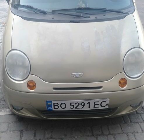 Жовтий Деу Матіз, об'ємом двигуна 0.8 л та пробігом 154 тис. км за 1650 $, фото 1 на Automoto.ua