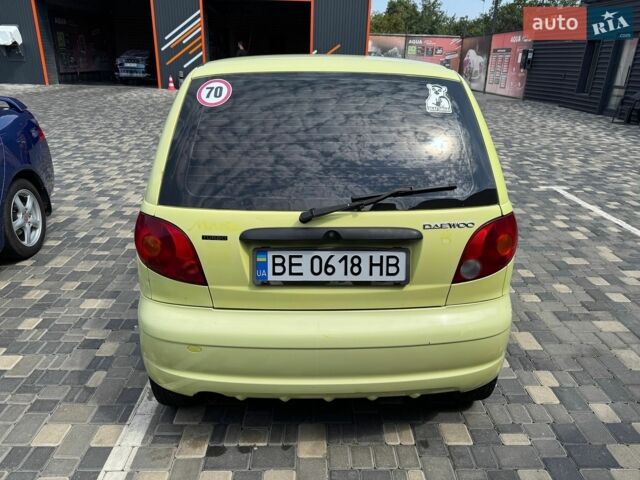 Жовтий Деу Матіз, об'ємом двигуна 0.8 л та пробігом 250 тис. км за 2400 $, фото 1 на Automoto.ua
