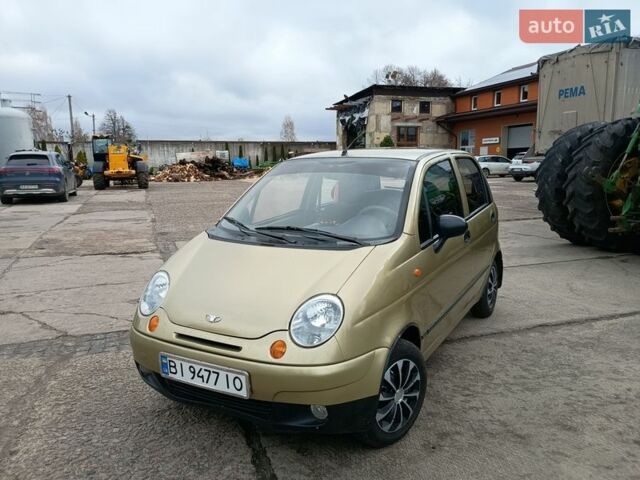 Жовтий Деу Матіз, об'ємом двигуна 0.8 л та пробігом 99 тис. км за 1699 $, фото 1 на Automoto.ua
