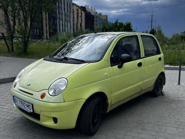 Жовтий Деу Матіз, об'ємом двигуна 0.8 л та пробігом 89 тис. км за 1600 $, фото 1 на Automoto.ua