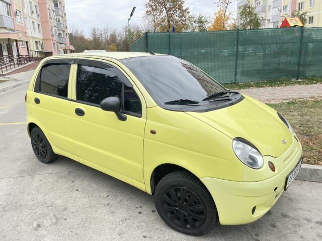 Жовтий Деу Матіз, об'ємом двигуна 0.8 л та пробігом 130 тис. км за 2005 $, фото 1 на Automoto.ua