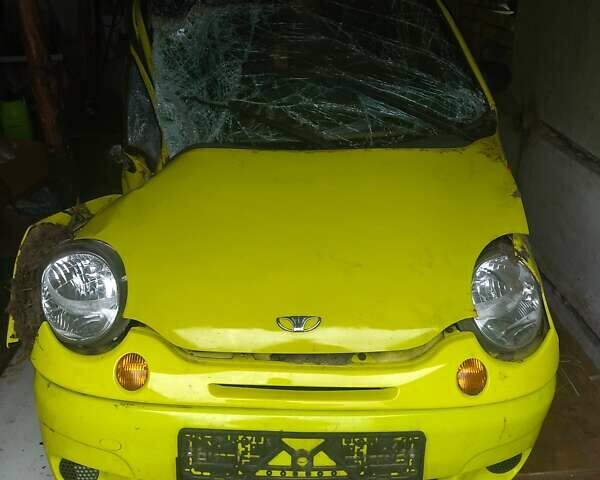 Жовтий Деу Матіз, об'ємом двигуна 0.8 л та пробігом 118 тис. км за 850 $, фото 1 на Automoto.ua