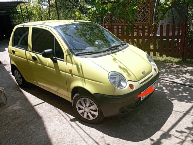 Желтый Дэу Матиз, объемом двигателя 0.8 л и пробегом 127 тыс. км за 1600 $, фото 1 на Automoto.ua