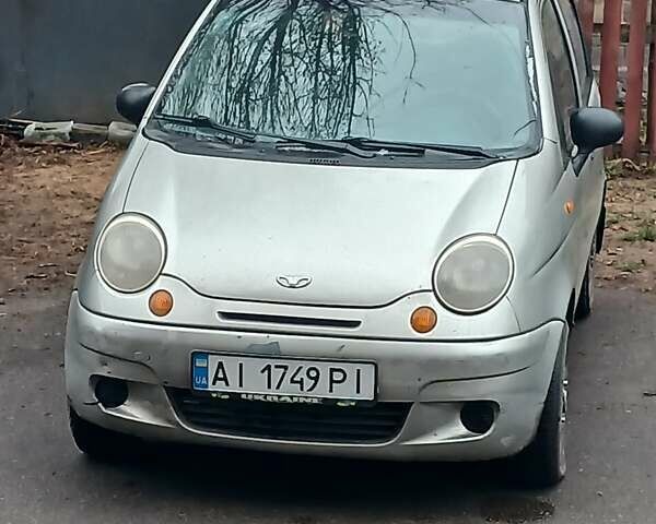 Серый Дэу Матиз, объемом двигателя 0.8 л и пробегом 190 тыс. км за 1900 $, фото 1 на Automoto.ua