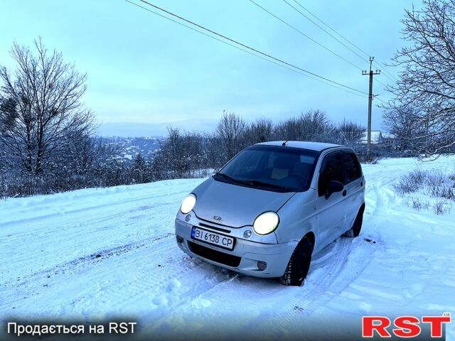 Сірий Деу Матіз, об'ємом двигуна 0.8 л та пробігом 220 тис. км за 800 $, фото 1 на Automoto.ua