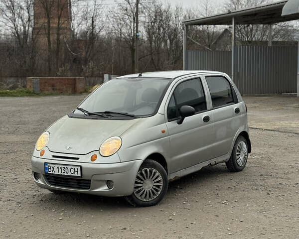 Серый Дэу Матиз, объемом двигателя 0.8 л и пробегом 100 тыс. км за 1150 $, фото 1 на Automoto.ua