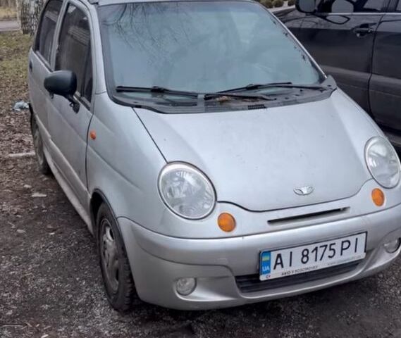 Сірий Деу Матіз, об'ємом двигуна 1 л та пробігом 150 тис. км за 1450 $, фото 1 на Automoto.ua