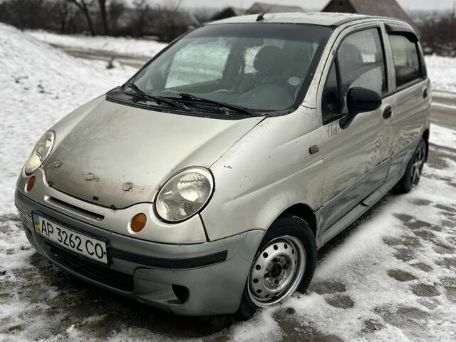 Сірий Деу Матіз, об'ємом двигуна 1 л та пробігом 110 тис. км за 700 $, фото 1 на Automoto.ua