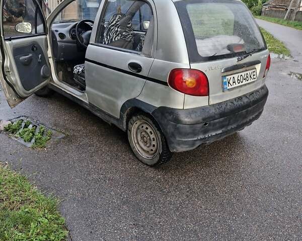Серый Дэу Матиз, объемом двигателя 0.8 л и пробегом 230 тыс. км за 1600 $, фото 1 на Automoto.ua