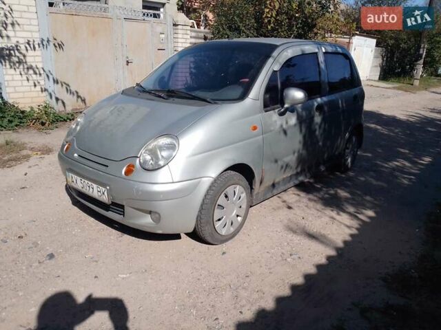 Сірий Деу Матіз, об'ємом двигуна 0.8 л та пробігом 115 тис. км за 1200 $, фото 1 на Automoto.ua