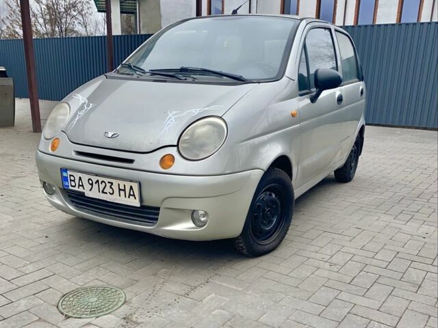 Серый Дэу Матиз, объемом двигателя 0.8 л и пробегом 120 тыс. км за 1600 $, фото 1 на Automoto.ua