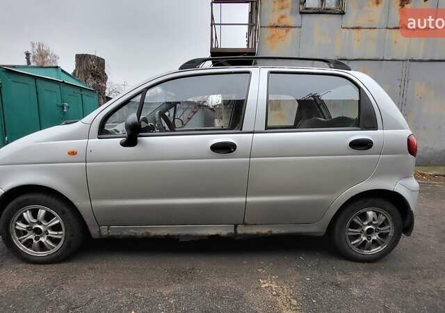 Серый Дэу Матиз, объемом двигателя 0.8 л и пробегом 100 тыс. км за 2200 $, фото 1 на Automoto.ua