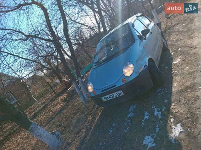 Серый Дэу Матиз, объемом двигателя 0.8 л и пробегом 200 тыс. км за 1299 $, фото 1 на Automoto.ua