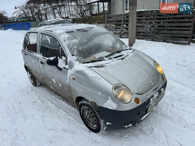 Сірий Деу Матіз, об'ємом двигуна 0.8 л та пробігом 100 тис. км за 799 $, фото 1 на Automoto.ua