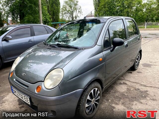 Серый Дэу Матиз, объемом двигателя 0.8 л и пробегом 163 тыс. км за 2500 $, фото 1 на Automoto.ua