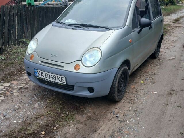 Сірий Деу Матіз, об'ємом двигуна 0.8 л та пробігом 200 тис. км за 998 $, фото 1 на Automoto.ua