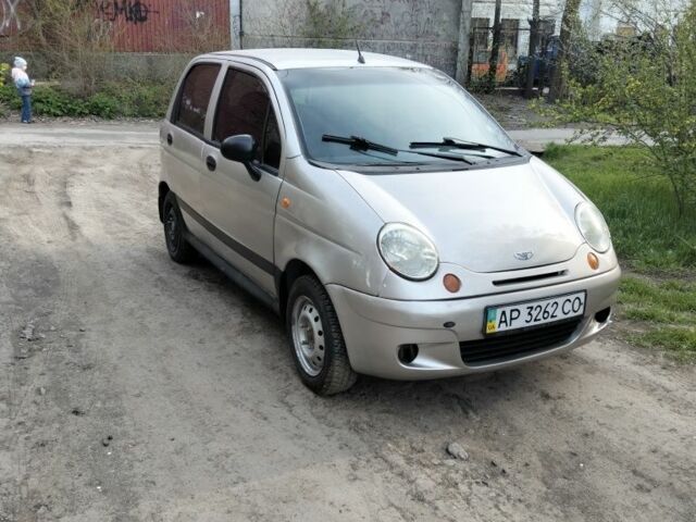 Серый Дэу Матиз, объемом двигателя 1 л и пробегом 150 тыс. км за 1500 $, фото 1 на Automoto.ua