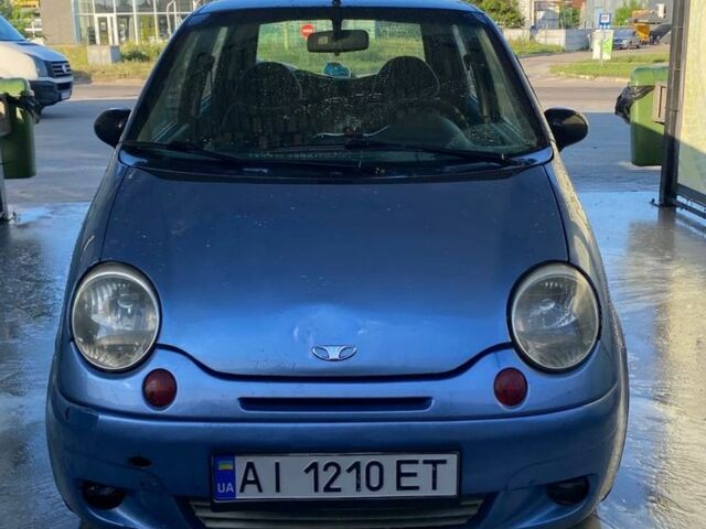 Синий Дэу Матиз, объемом двигателя 1 л и пробегом 3 тыс. км за 2200 $, фото 1 на Automoto.ua