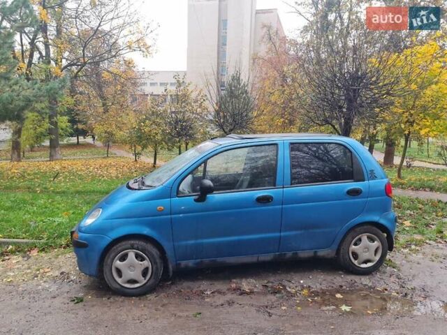 Синій Деу Матіз, об'ємом двигуна 0.8 л та пробігом 200 тис. км за 2700 $, фото 1 на Automoto.ua