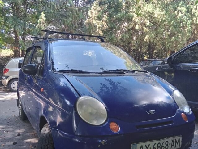 Синій Деу Матіз, об'ємом двигуна 1 л та пробігом 130 тис. км за 1400 $, фото 1 на Automoto.ua