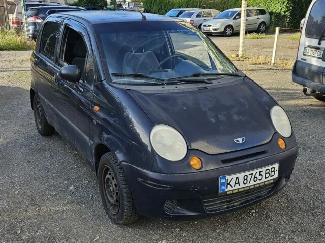 Синий Дэу Матиз, объемом двигателя 0.8 л и пробегом 119 тыс. км за 1500 $, фото 1 на Automoto.ua