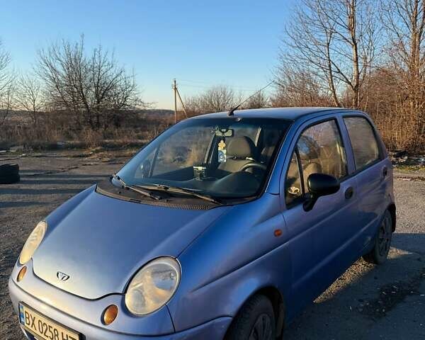 Синий Дэу Матиз, объемом двигателя 0.8 л и пробегом 290 тыс. км за 2300 $, фото 1 на Automoto.ua