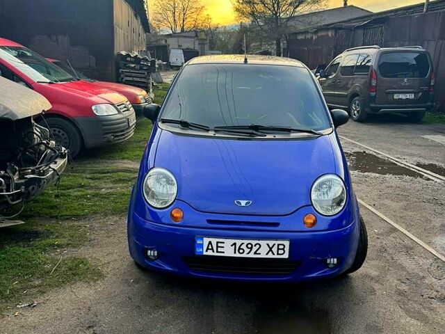 Синий Дэу Матиз, объемом двигателя 0.8 л и пробегом 144 тыс. км за 3500 $, фото 1 на Automoto.ua