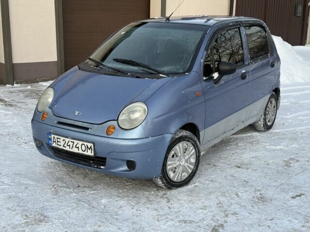 Синий Дэу Матиз, объемом двигателя 0.8 л и пробегом 555 тыс. км за 1375 $, фото 1 на Automoto.ua