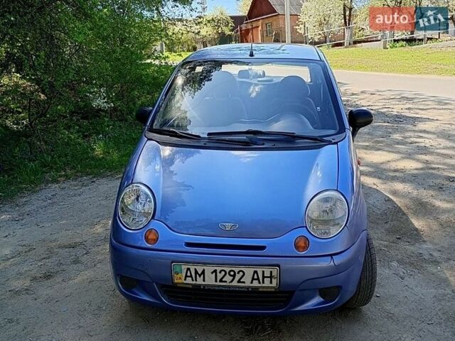 Синий Дэу Матиз, объемом двигателя 0.8 л и пробегом 187 тыс. км за 2250 $, фото 1 на Automoto.ua