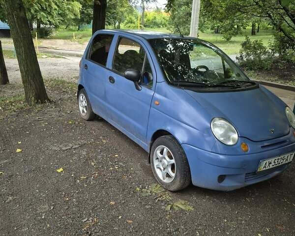 Синій Деу Матіз, об'ємом двигуна 0.8 л та пробігом 98 тис. км за 1800 $, фото 1 на Automoto.ua