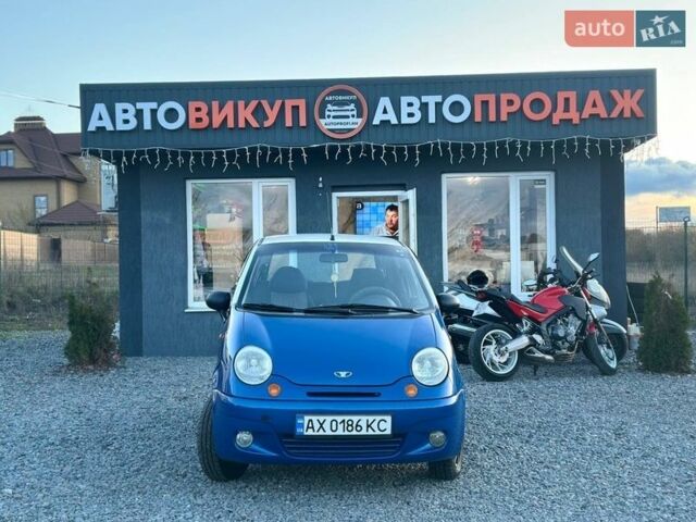 Синій Деу Матіз, об'ємом двигуна 0.8 л та пробігом 116 тис. км за 3350 $, фото 1 на Automoto.ua