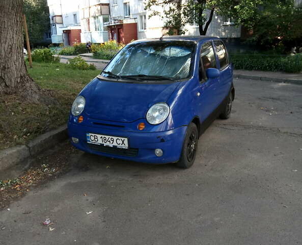 Синій Деу Матіз, об'ємом двигуна 0.8 л та пробігом 200 тис. км за 1500 $, фото 1 на Automoto.ua