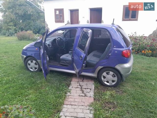 Синий Дэу Матиз, объемом двигателя 1 л и пробегом 145 тыс. км за 1500 $, фото 1 на Automoto.ua