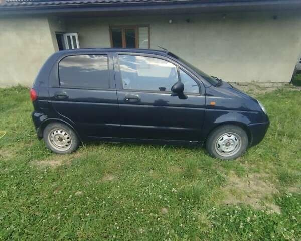 Синий Дэу Матиз, объемом двигателя 0.8 л и пробегом 140 тыс. км за 2500 $, фото 1 на Automoto.ua