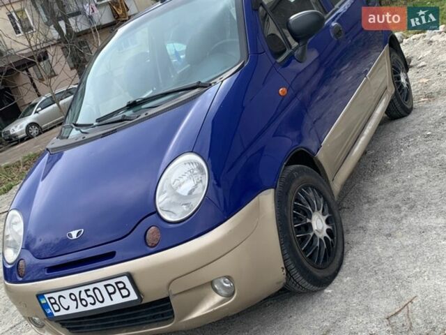 Синий Дэу Матиз, объемом двигателя 1 л и пробегом 180 тыс. км за 1750 $, фото 1 на Automoto.ua