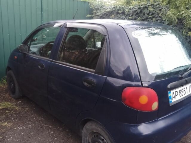 Синий Дэу Матиз, объемом двигателя 0.8 л и пробегом 143 тыс. км за 1781 $, фото 1 на Automoto.ua