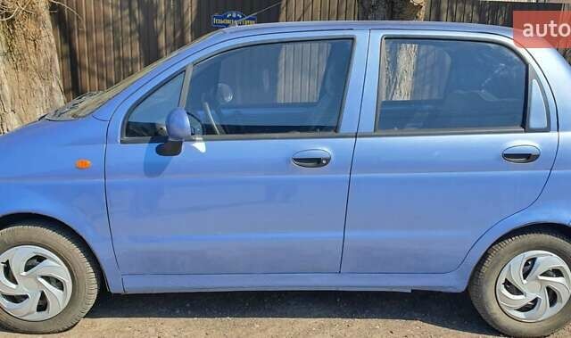 Синій Деу Матіз, об'ємом двигуна 0.8 л та пробігом 130 тис. км за 2000 $, фото 1 на Automoto.ua