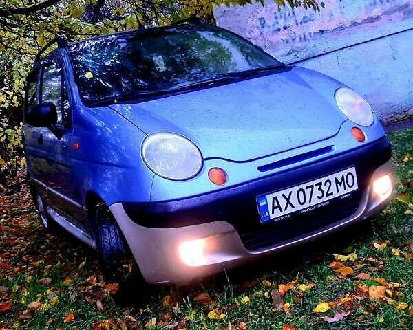 Синий Дэу Матиз, объемом двигателя 1 л и пробегом 251 тыс. км за 1999 $, фото 1 на Automoto.ua